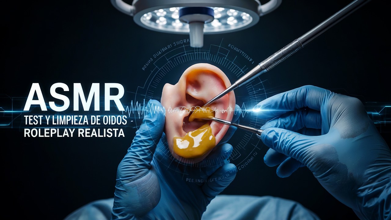👂 ASMR NERVIOS CRANEALES: Examen y Limpieza de Oídos - Suave y Relajante (en 4K) 👂