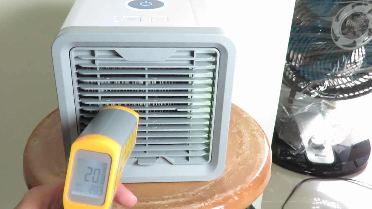 Review Ar Condicionado Portátil USB Artic Air - Vale a Pena? - Parecido com Evapolar