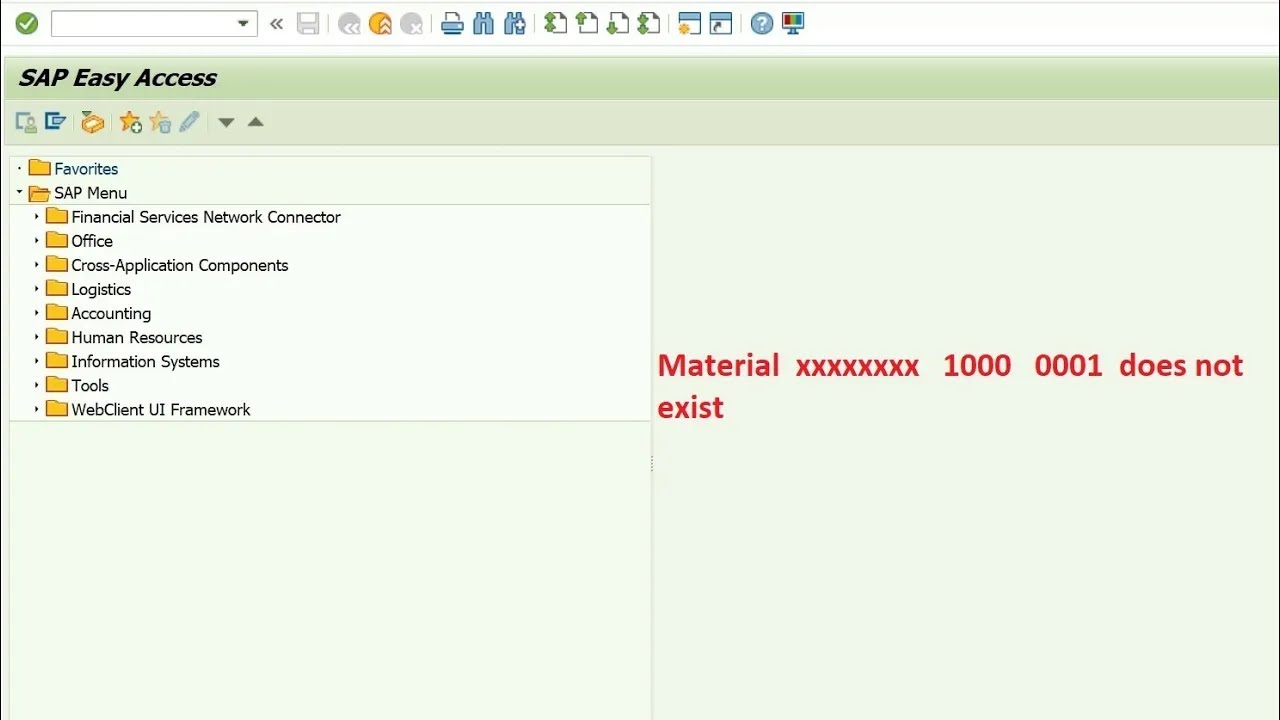 Fix error Material does not exist || error in Migo