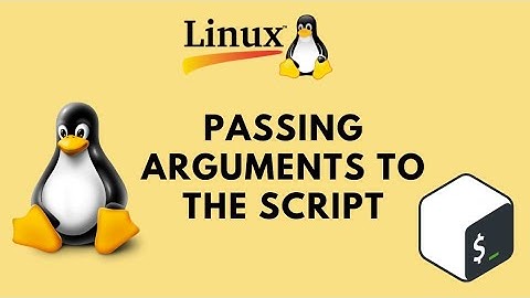 Passing Arguments to the Script