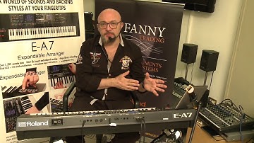 Roland E-A7 Front Panel Middle With Tony Maraashly