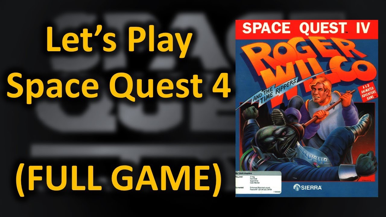 Let's Play Space Quest 4 - FULL GAME - YouTube