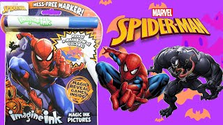 Spider-Man Imagine Ink Coloring Book |  HALLOWEEN COLORING & ACTIVITIES with Mess-Free Marker