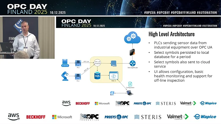 OPC UA industry examples, Veli-Pekka Salo, Wapice & Aurelian Pop, Wapice