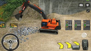 City Off road Construction Simulator 3d android Games Rocks Loading  screenshot 3