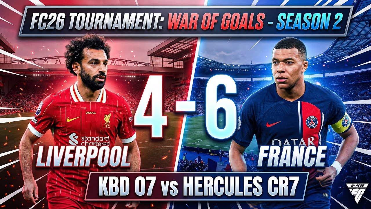 Goal Madness 🤯 | Liverpool vs France | 4-6 Thriller | War of Goals S2