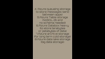 Azure # 6 Storage Services in Azure cloud | #shorts