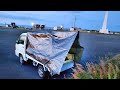 【#4】軽トラの荷台で車上生活しながら北海道最北端を目指す超贅沢な車中泊旅