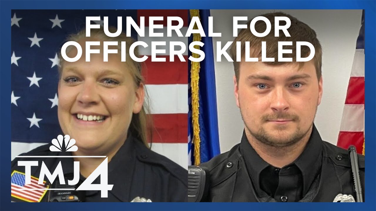 Funeral for Wisconsin police officers killed in the line of duty - YouTube