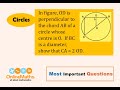IX Circles In figure, OD is perpendicular to the chord AB of a circle whose centre is O. If BC is