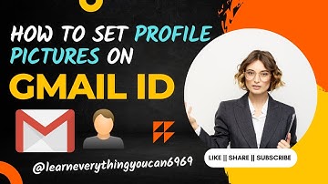 How To Add Your Google/Gmail Account Profile Picture In Mobile 2023