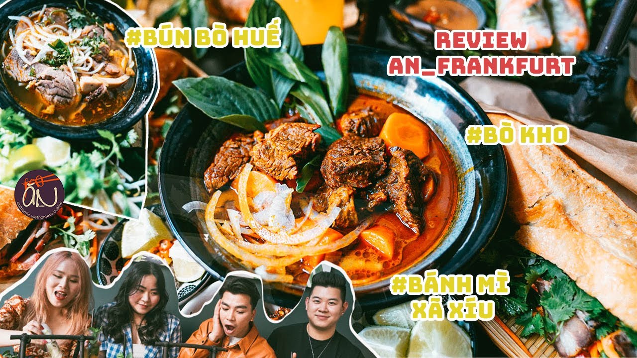 Ăn Sạch Menu Tại Ăn Frankfurt | Bún Bò Huế Và Bò Kho Siêu Ngon Chuẩn Vị Quê Nhà | Restaurant Reviews