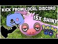 BANNED FROM MY LOCAL DISCORD FOR NOTHING 15 SHINY SLAKOTH IN POKEMON GO