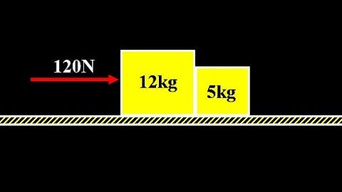 Force applied to two blocks on a smooth surface:  find the acceleration and the interaction force.