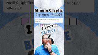 Minute Cryptic | September 16, 2026