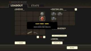 History's First TF2 Hat Craft - Got me a Medic hat :D