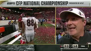 Kirby Smart interview after Georgia wins national title