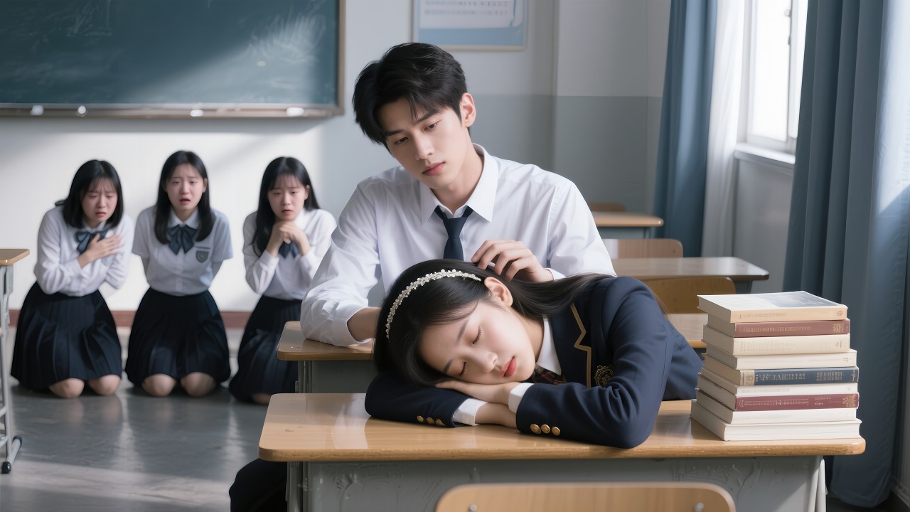 The girl had been secretly in a relationship with a three-year abstinence school girl. After they met again in college, they actually punched her with vague images! The whole school thought she was a tall man, but I didn't know that the first time I met her, he had been plotting against her for a long time! #短剧 #逆袭 #爽剧 #豪门 #爱情 #校园 #甜寵 #shortdramas