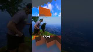 orang ini membuat skyblock minecraft di dunia nyata ‼️🔥#shorts