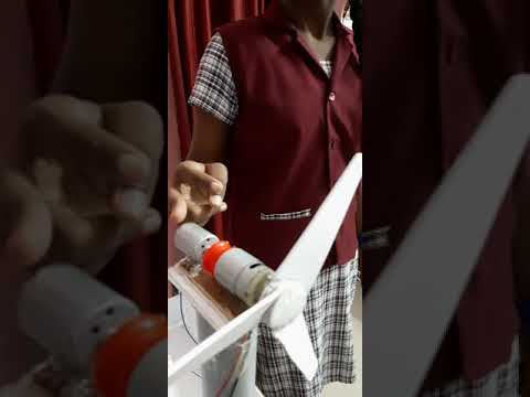 Wind mill Electrical Power Generation By S Vanditha Sakthi VII C AMS School Pollachi