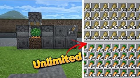 Automatic Wheat / Carrot Farm In Minecraft 1.21 Bedrock / Java