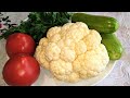 Божественное рагу из цветной капусты! Рецепт простой и очень вкусный!