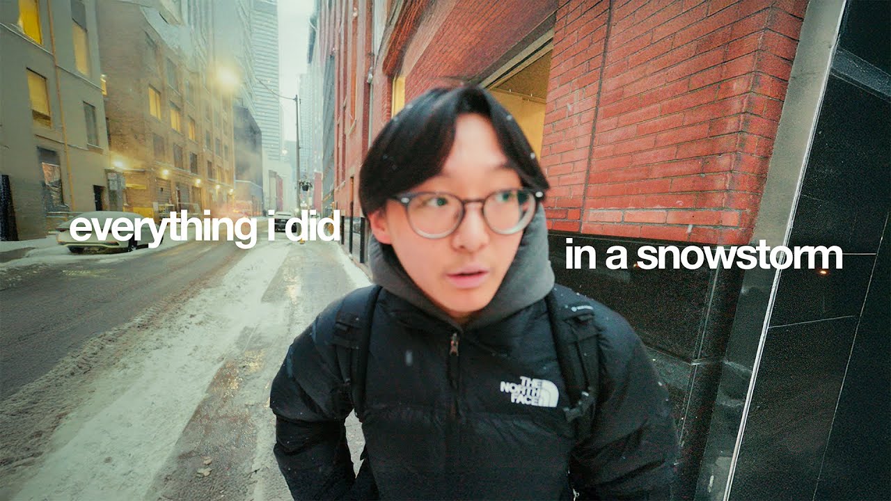 everything i did during the toronto snowstorm