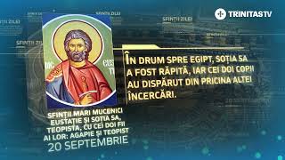 Sfinții Mari Mucenici Eustație Și Soția Sa, Teopista, Cu Cei Doi Fii Ai Lor Agapie Și Teopist