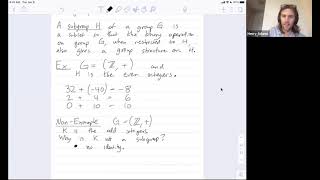 Abstract Algebra 17: Subgroups