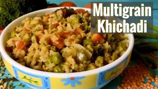 Multigrain Khichadi | Healthy Lunch / Dinner idea | Quick Easy One Pot Recipe for Weight Loss