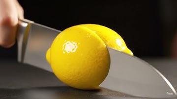 The Most Satisfying Lemon Slice You