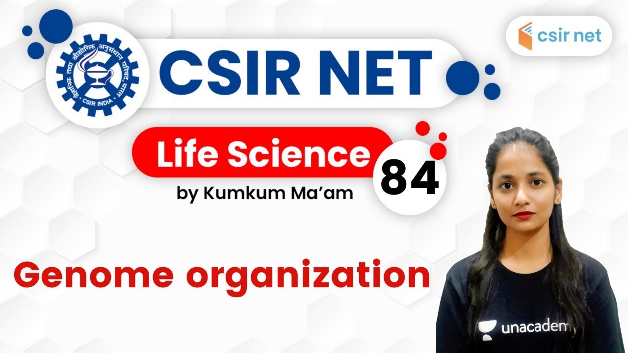 04:00 PM - CSIR UGC NET 2020 | Life Science by Kumkum Gautam | Genome Organization