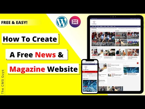 How to Create News Website Using Elementor in WordPress ⚡⚡⚡ | Make a FREE NEWS BLOG