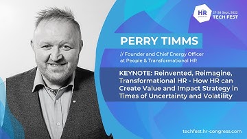 How HR can create value and impact strategy in times of uncertainty and volatility | Perry Timms