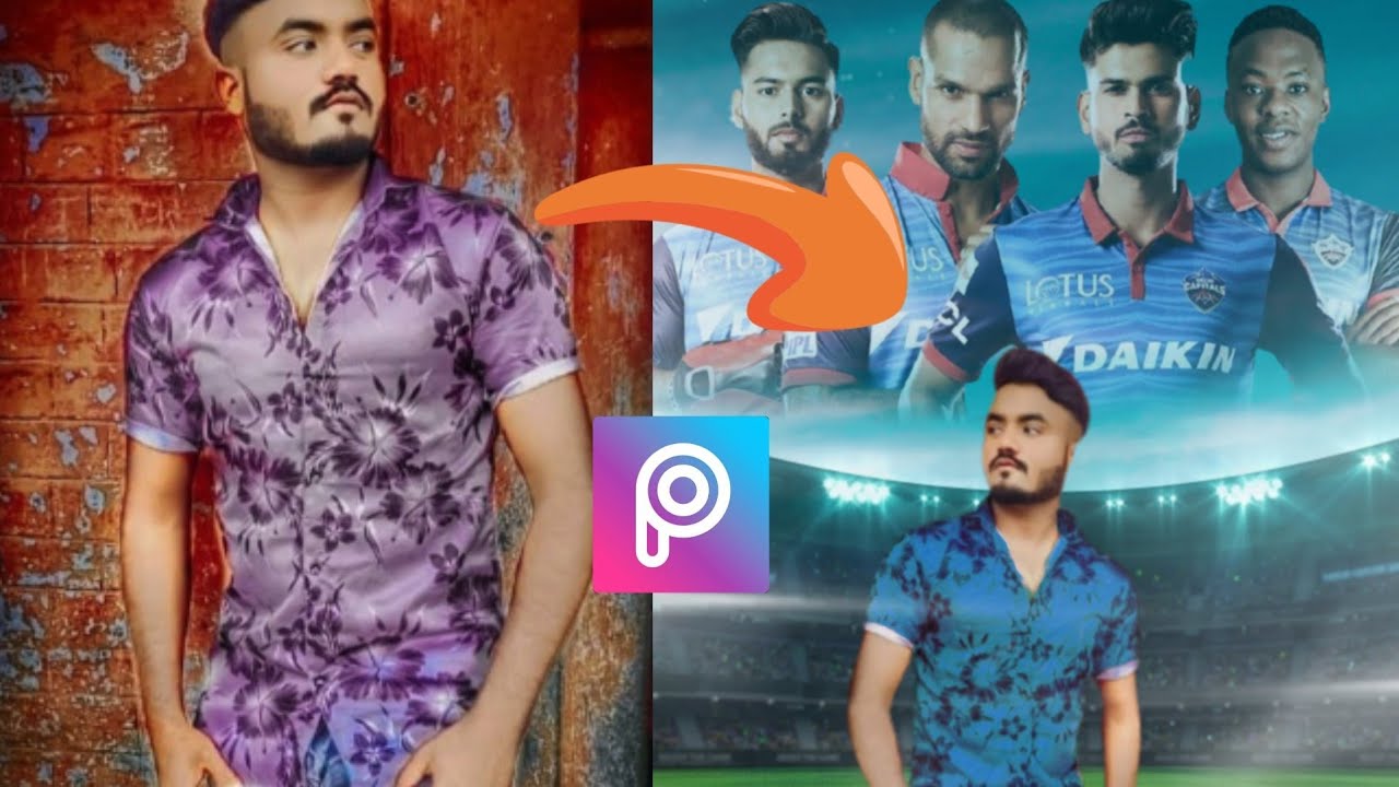IPL Photo Editing 2021 || Picsart IPL Delhi capitals ( dc ) Photo Editing
