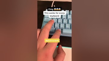 Keyboard Shortcuts 2: How to make your keyboard light up