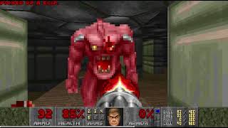 Doom, E1M4 - Command Control, Nightmare, Pistol Start