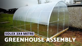 Polycarbonate Greenhouse Solex 3x4 m | How to Assemble | Intro + Time Lapse