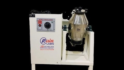 Avain labs Double cone blender/powder mixer