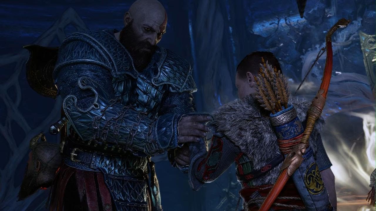 Atreus gets a knife from Kratos and unlocks the travel rune to ...