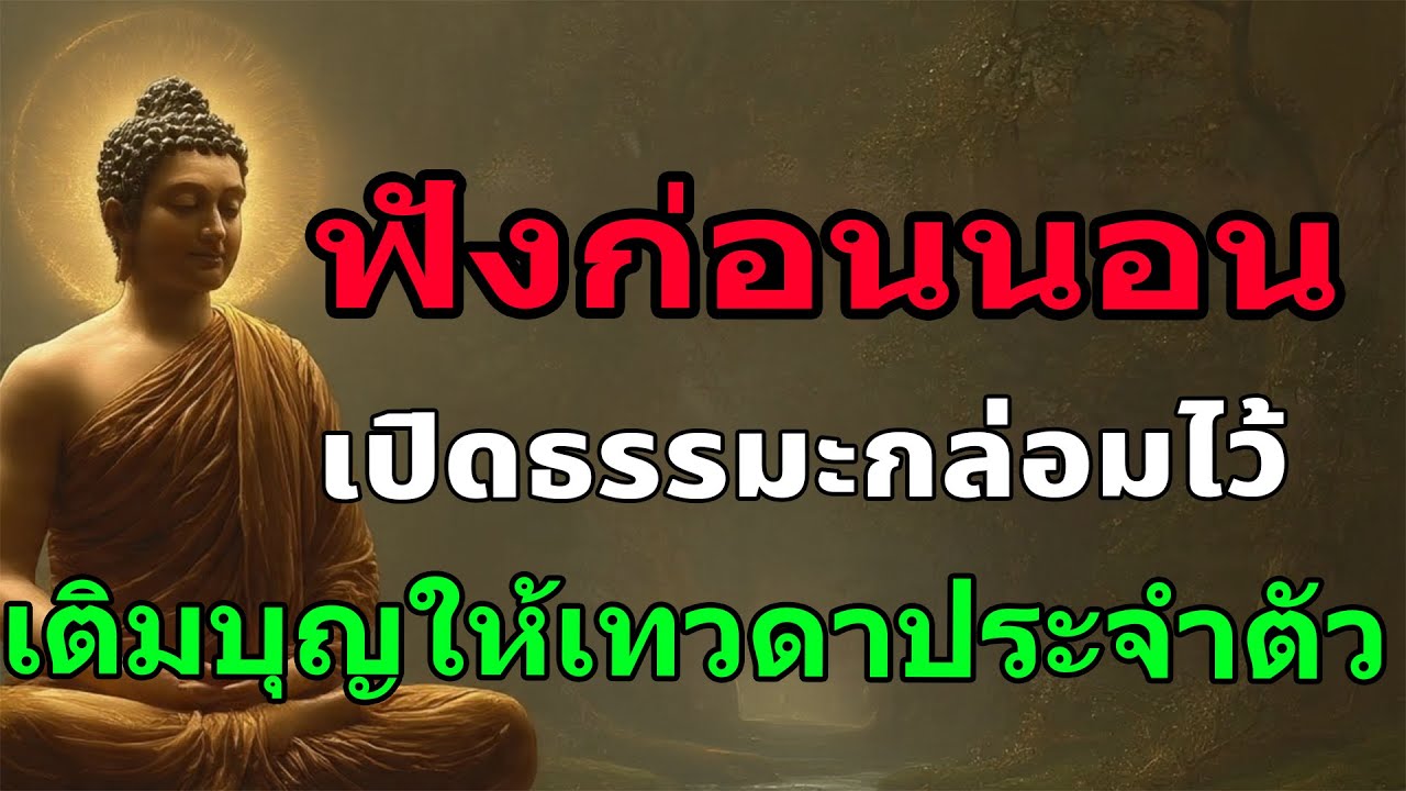 ฟังก่อนนอน เพื่อเติมบุญให้เทวดาประจำตัว เมื่อท่านมีกำลัง ชีวิตเราจะรุ่งเรือง หลับลึกถึงเช้า
