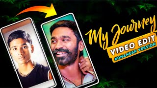 My Journey Video Editing Tutorial | Age transformation edit | #dhanush #transformation edit | screenshot 3