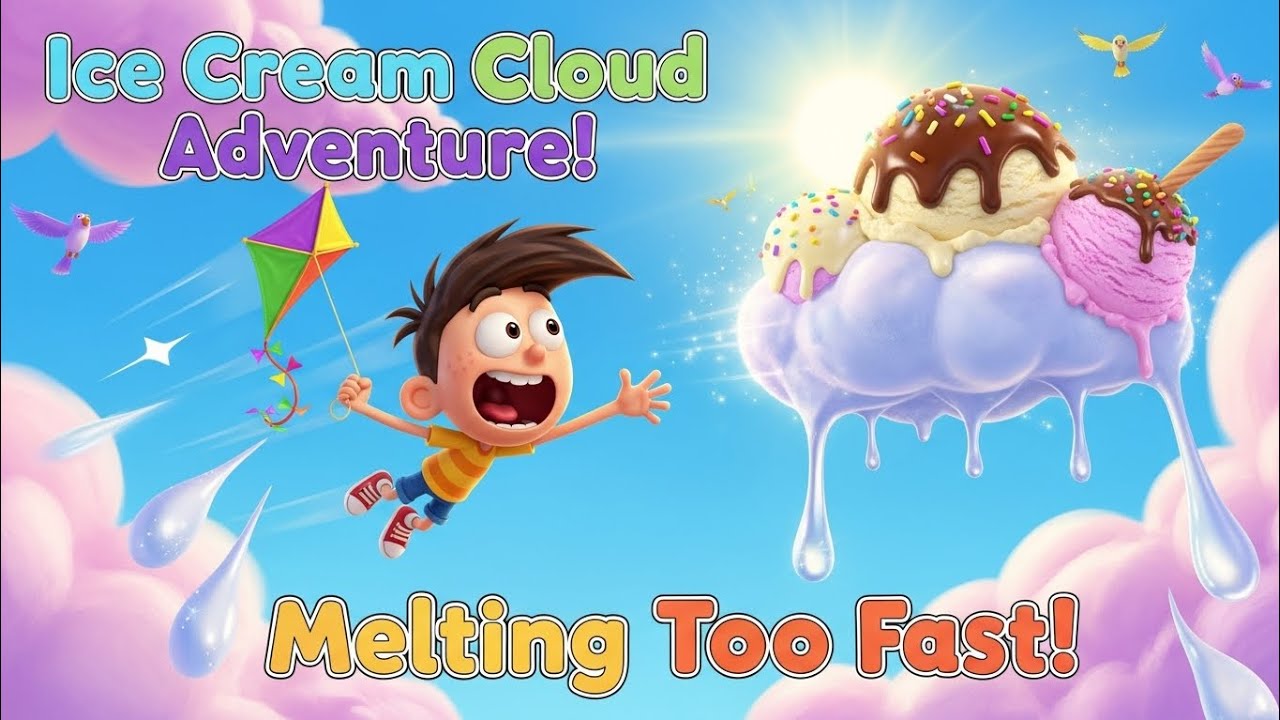 “The Ice Cream Cloud That Melted Too Fast! 🍦☁️ | Timmy’s Sweet Sky ...