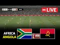 LIVE South Africa Vs Angola Africa Cup Of Nations 2025 Full Match Streaming PES 21 