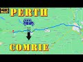 Perth to comrie  via methvan  creiff  a85 scotland 4k drive