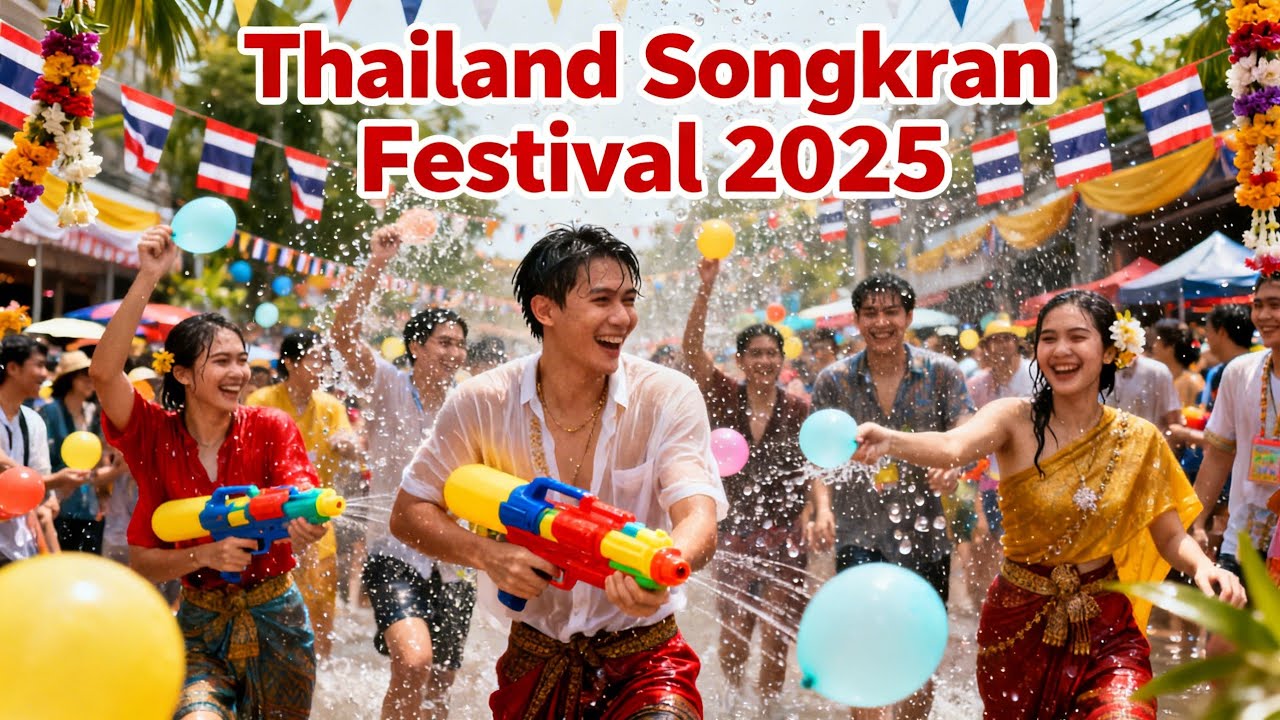 #Thailand Songkran (Water festival 2025)