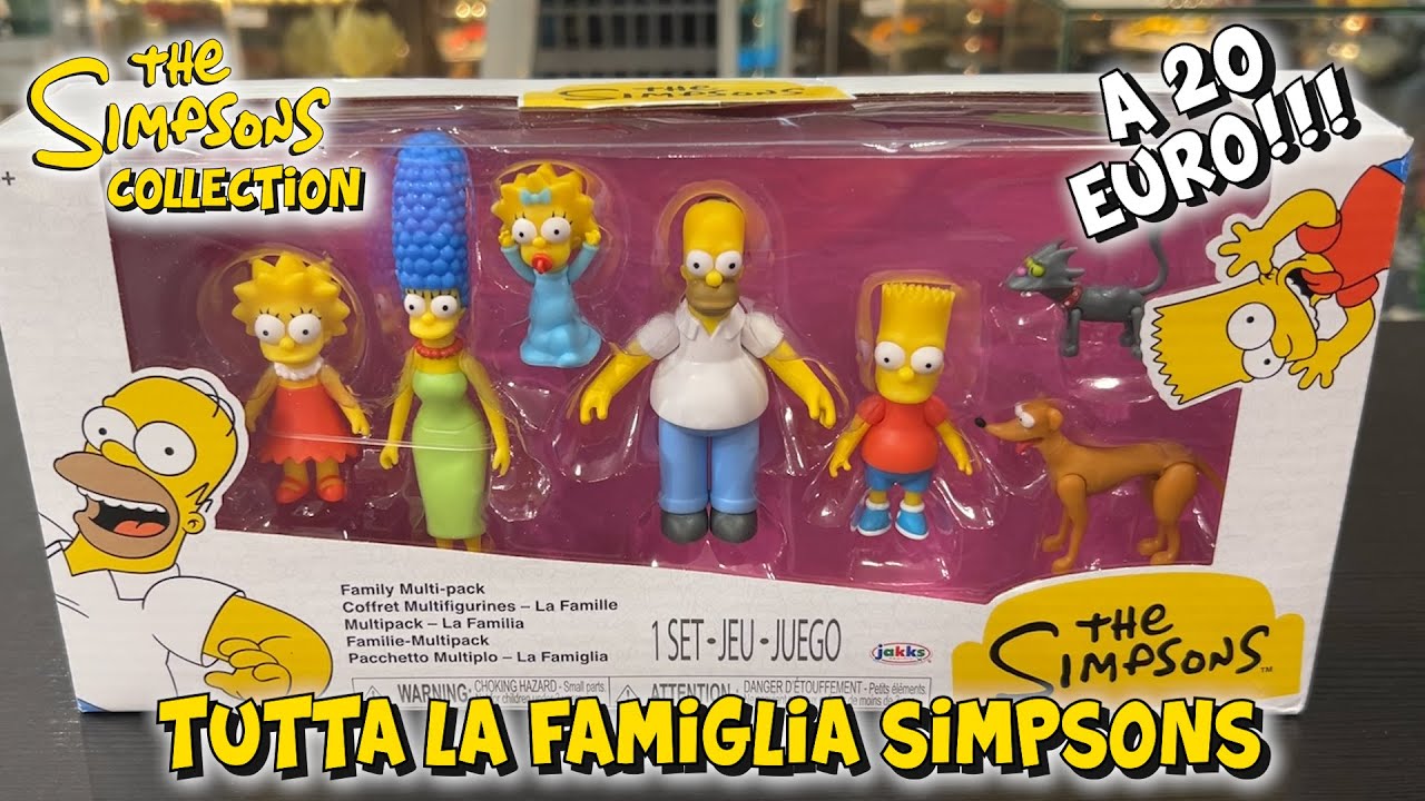 TUTTA la FAMIGLIA SIMPSON a 20 EURO!!! 🤩 I SIMPSONS COLLECTION by JAKKS