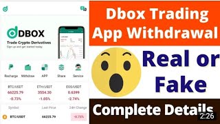 DBOX Trading Real or Fake | DBOXTrading App | Long Term App DBOX screenshot 1