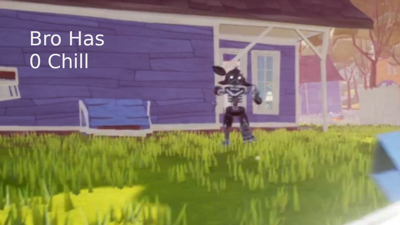 Hello neighbor but the animatronics change every 20 seconds