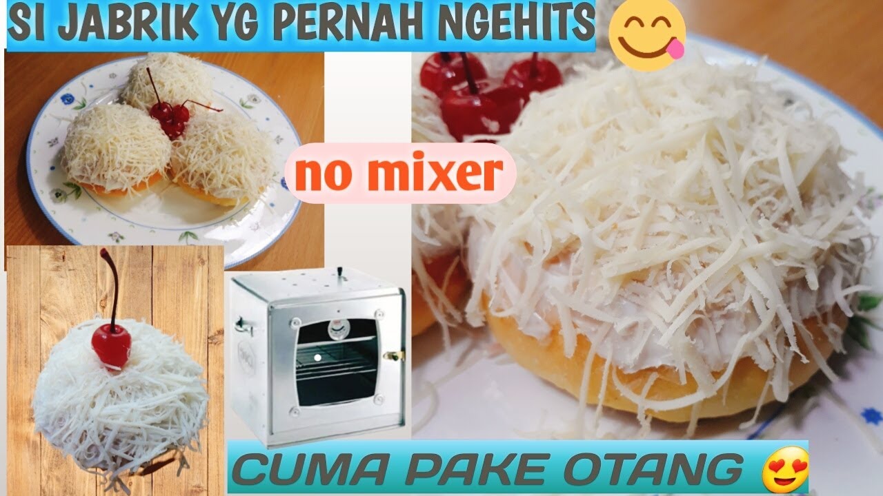 ROTI JABRIK | TANPA ISIAN | TANPA MIXER | 1x PROOFING | CUMA PAKE OTANG...😍